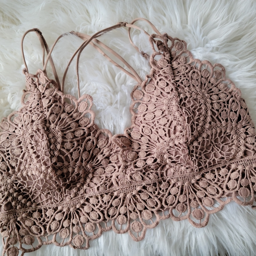 Mauve Lace Bralette